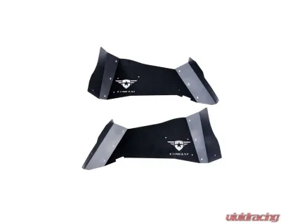 Combat Off Road Aluminum Inner Fender Liners Rear Pair Jeep Wrangler 2007-2018 - 15-1069